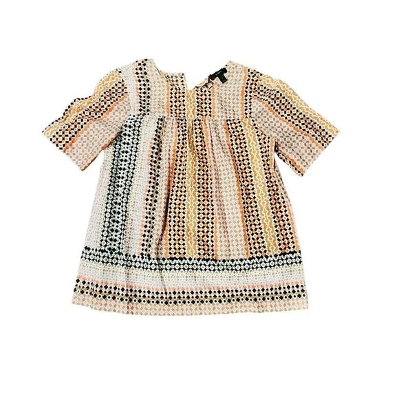 J. Crew Pink geo top Size 2 - Picture 7 of 7